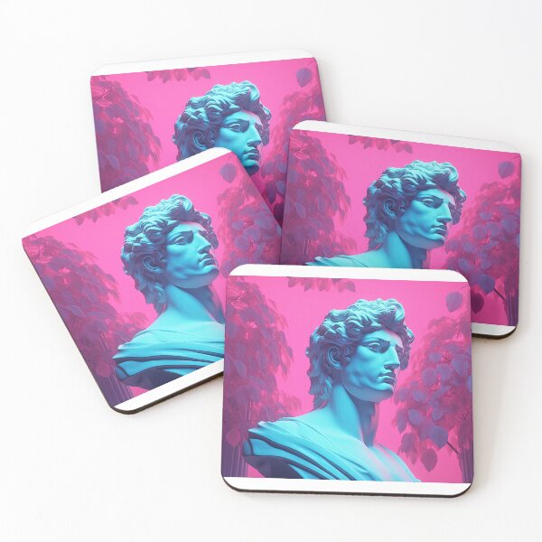Item preview, Neon Olympia: A Vaporwave Homage to Ancient Greece designed and sold by Mullet Monkey.