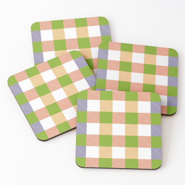 Item preview, Colorful plaid pattern designed and sold by Pattrenonly.
