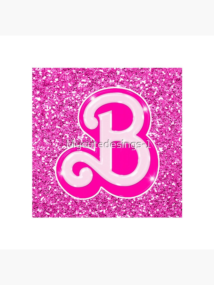 "Barbie Logo, Letter (B) Pink, Movie Barbie 2023" Pin For Sale By ...