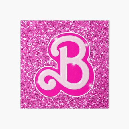 "Barbie Logo, Letter (B) Pink, Movie Barbie 2023" Art Board Print For ...