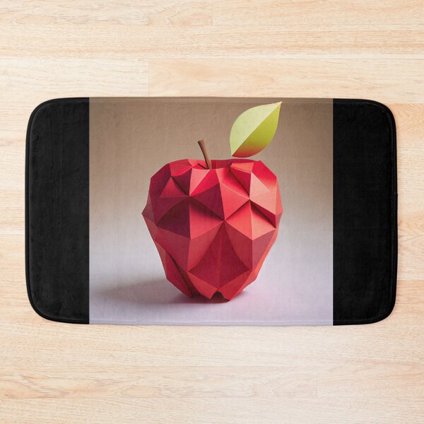 Item preview, Origami Red Apple Art designed and sold by CarrotStick.