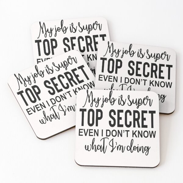 Item preview, My job is top secret designed and sold by ORTHODX.