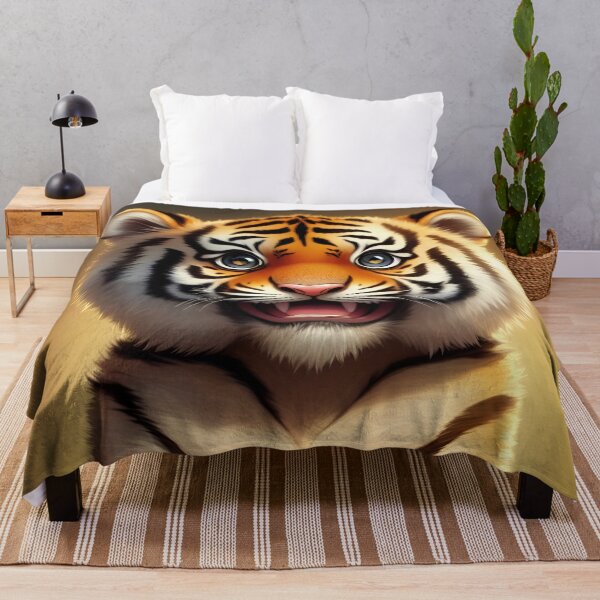 Item preview, Super Cute, Adorable, Fluffy Baby Tiger designed and sold by allovervintage.