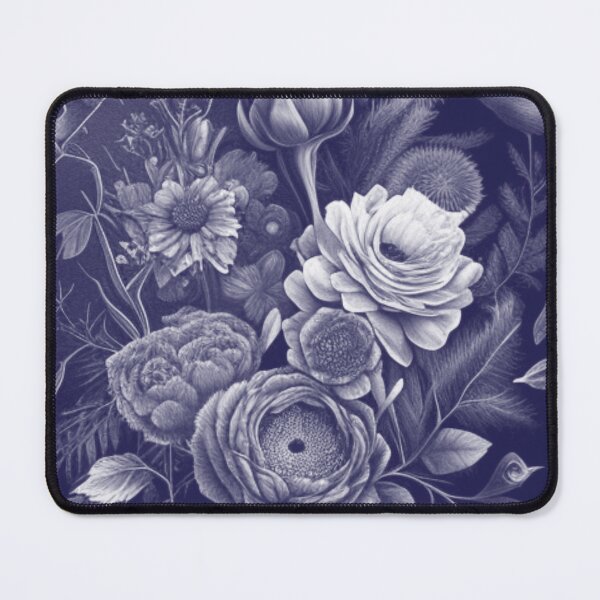 Item preview, Black and white Pencil Digital Flower Gothic Collage By Brandon Cable designed and sold by BrandonArtWorld.