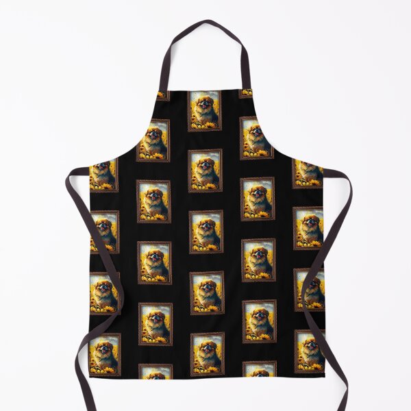 Item preview, Tibetan Spaniel Sunflower Painting Adorable Dog designed and sold by rafaeltto.