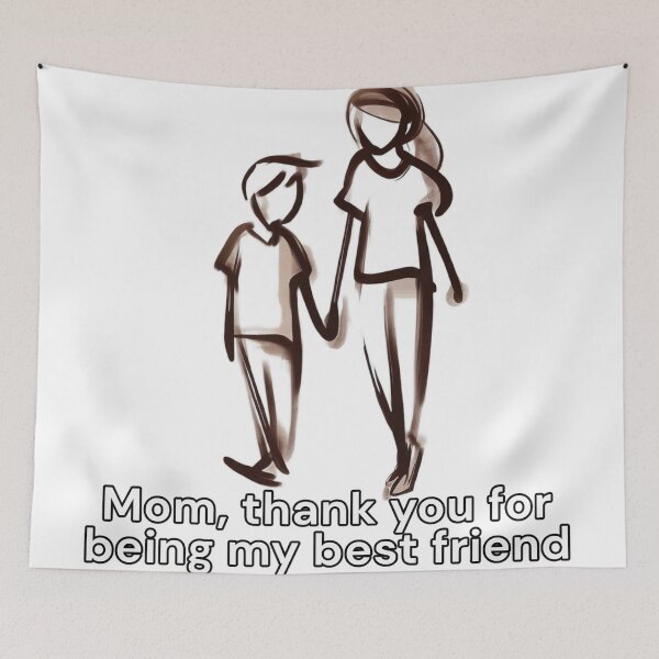 Item preview, Mom, thank you for being my best friend designed and sold by Merelita.