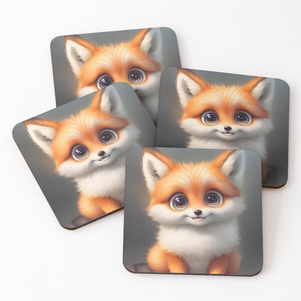 Item preview, Super Cute Adorable, Baby Fox designed and sold by allovervintage.