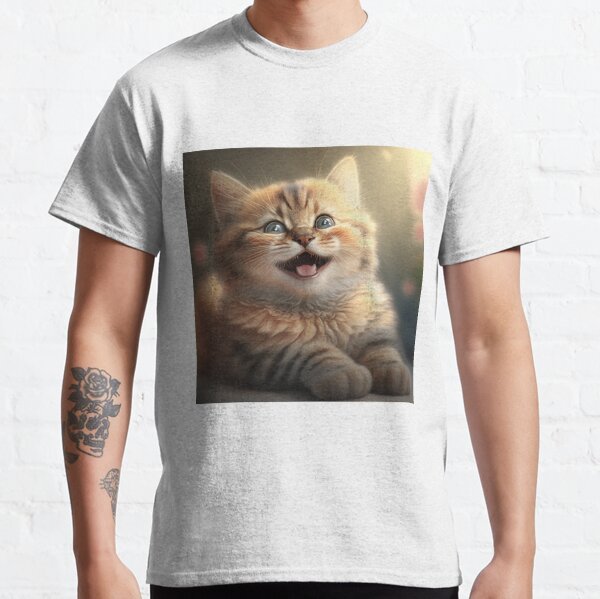 Beluga Cat Meme Face Smiling T Shirt Cotton Men Women Diy Print