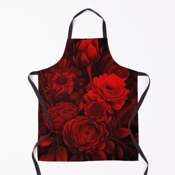 Item preview, Red-Tone Gothic Digital Pencil Flower Collage By Brandon Cable designed and sold by BrandonArtWorld.