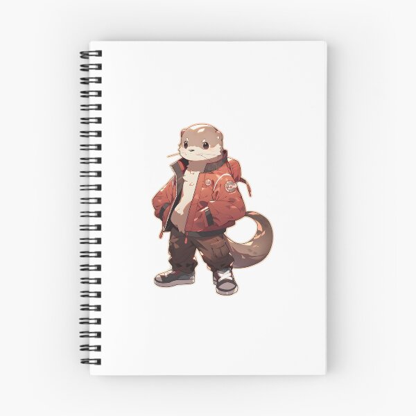 Aperçu de l'œuvre Loutre Hypebeast rouge créée et vendue par ToastyShopCo.