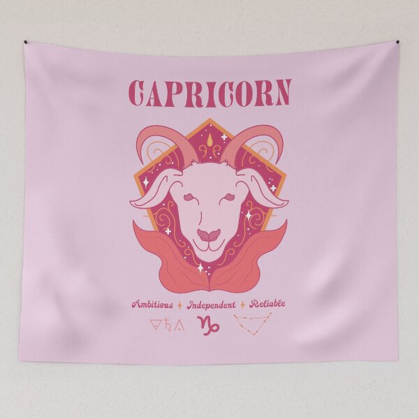 Artikelvorschau, Steinbock-Seeziege - Rosa entworfen und verkauft von VenusandMoon.