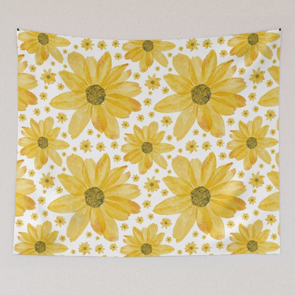 Item preview, Sunflower Watercolor Pattern designed and sold by Elizebeth Nacion.