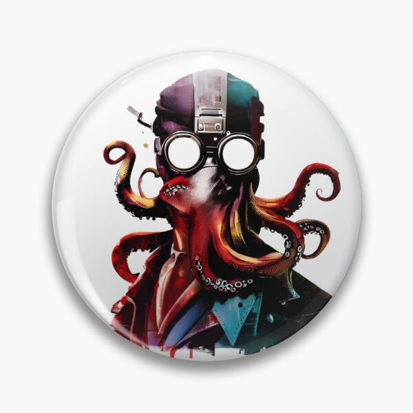 Item preview, Scientist Octopus designed and sold by DistopiaSell.