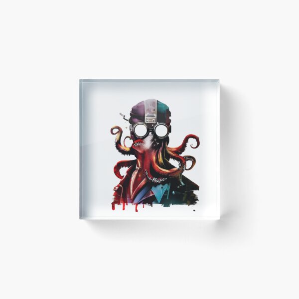Item preview, Scientist Octopus designed and sold by DistopiaSell.