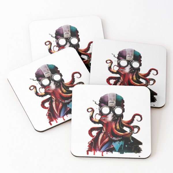 Item preview, Scientist Octopus designed and sold by DistopiaSell.
