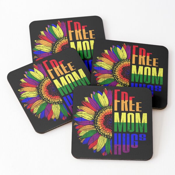 Item preview, Free Mom Hugs LGBT Gay Pride Flag  designed and sold by RosannaArt.