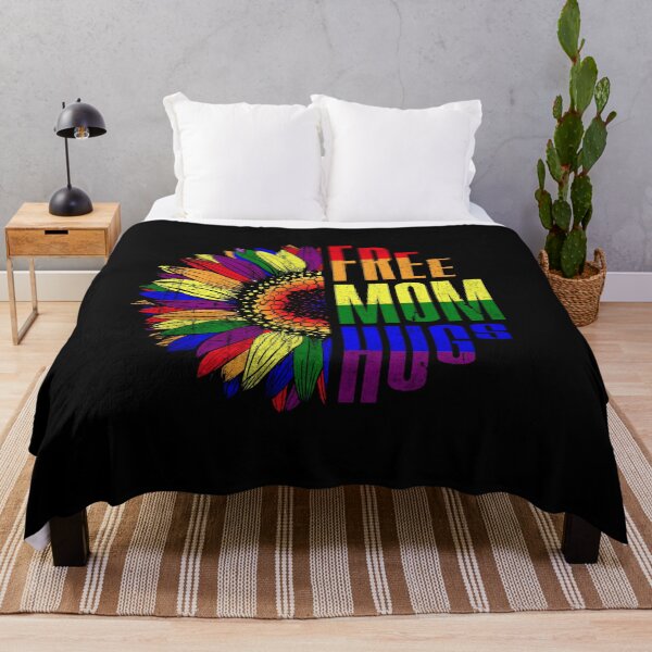 Item preview, Free Mom Hugs LGBT Gay Pride Flag  designed and sold by RosannaArt.