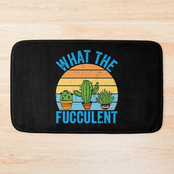 Item preview, What The Fucculent Retro Succulents Cactus Plants Gardening Saying designed and sold by Style4You24.