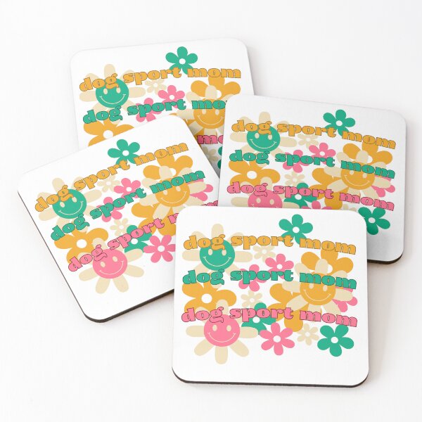 Item preview, Dog Sport Mom Retro Flowers designed and sold by frankandlucyco.