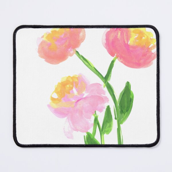 Item preview, Coral and pink fantasy flowers designed and sold by AnissaF.