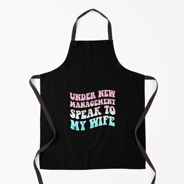 Item preview, Under New Management Speak To My Wife Funny Wedding designed and sold by ZETTIF ⭐⭐⭐⭐⭐.