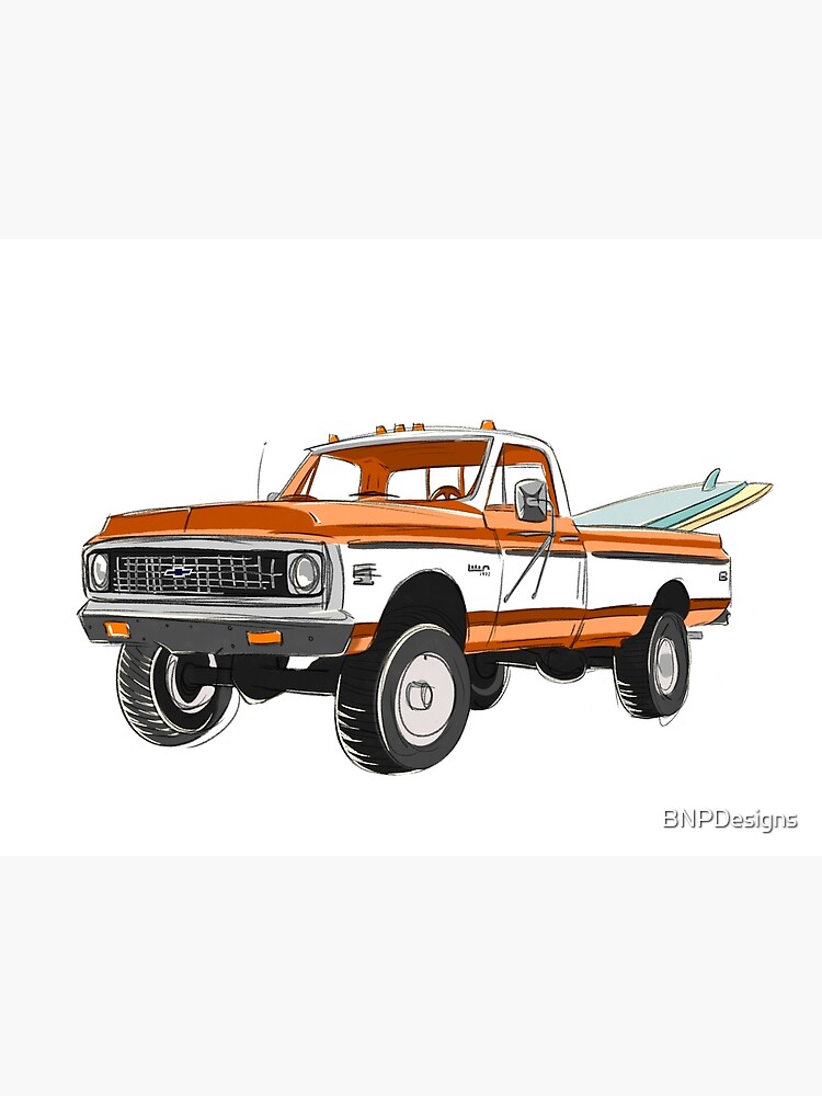 Disover 1972 Chevy Surf Premium Matte Vertical Poster