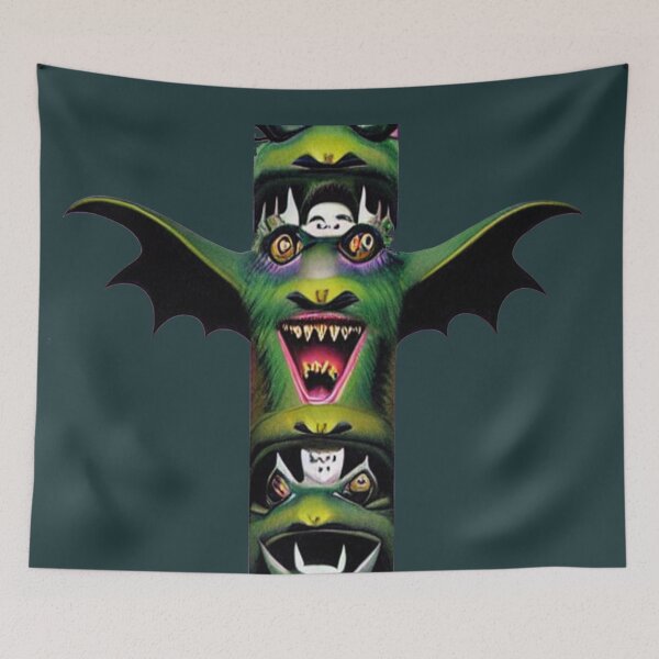 Item preview, Vampire Bat Totem designed and sold by DukeGroovy.