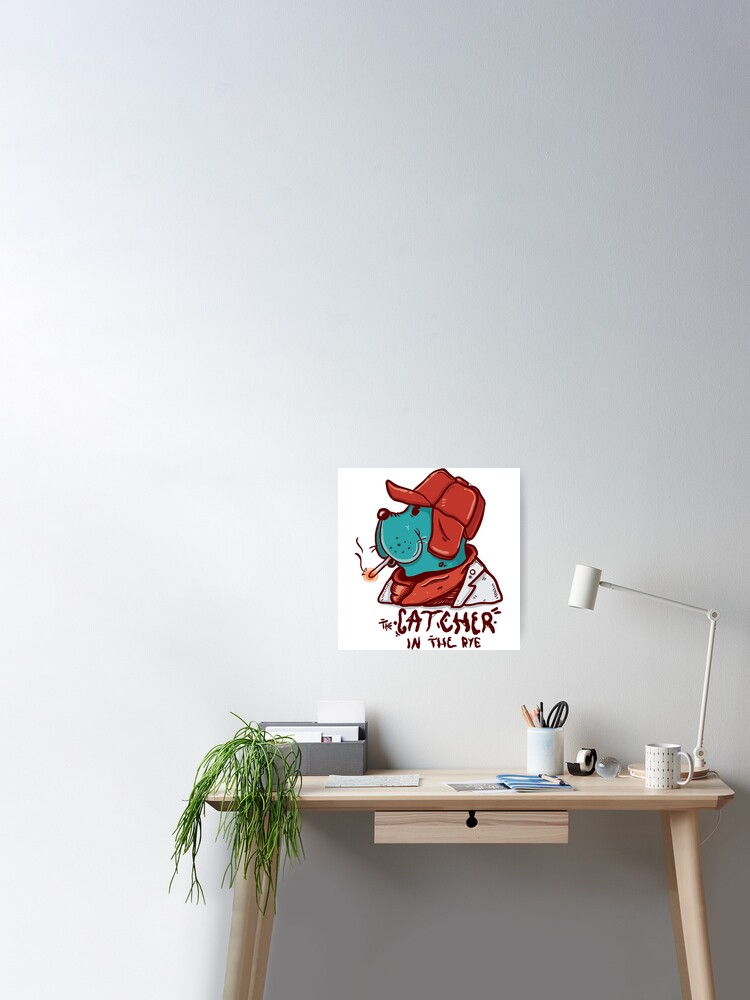 holden caulfield, Catcher In The Rye  Sticker for Sale by mindesigner