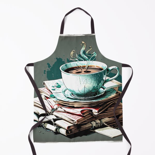 Item preview, Books and a cup of coffee designed and sold by Lunitacriss.