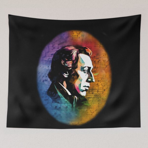 Item preview, Famous Classical Pianist and Composer Frederick Chopin T Shirt   designed and sold by RarefiedAir.