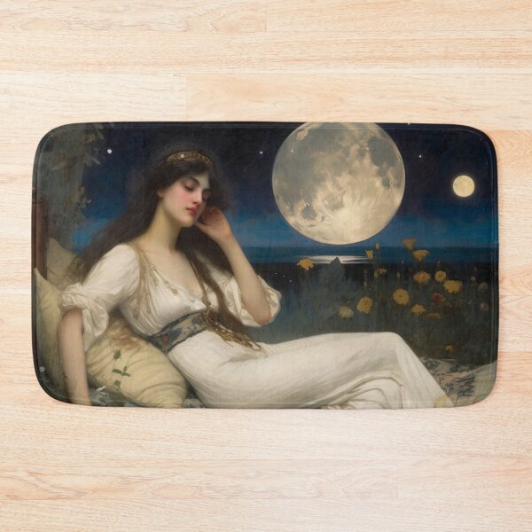 Item preview, Catherine's Repose - pre raphaelite painting designed and sold by Julia McGowan.