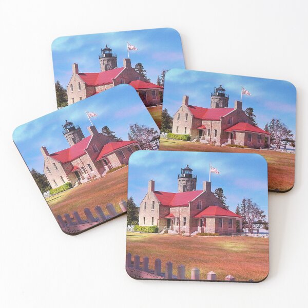 Item preview, Old Mackinac Lighthouse - Straits of Mackinac designed and sold by DawnThompson.