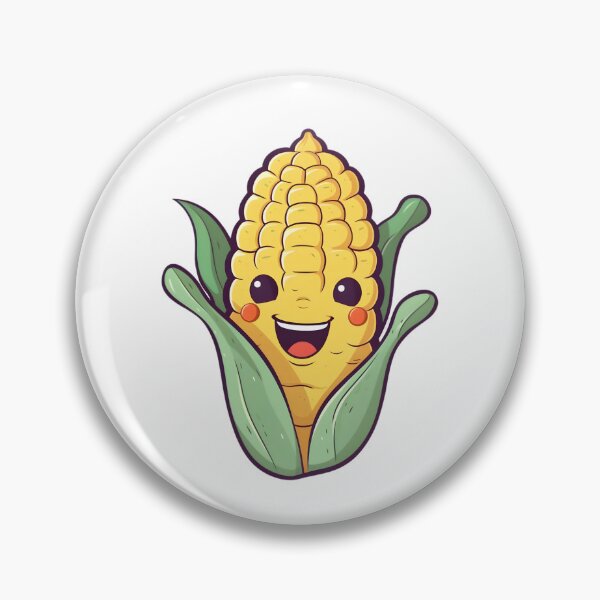 Item preview, Smiling Corn designed and sold by BadOmenStickers.