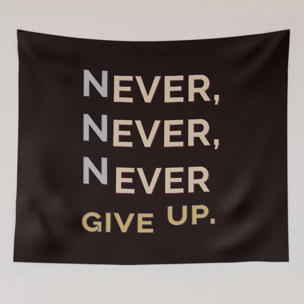 Item preview, never give up life quotes t-shirt  designed and sold by KARTICK DUTTA.