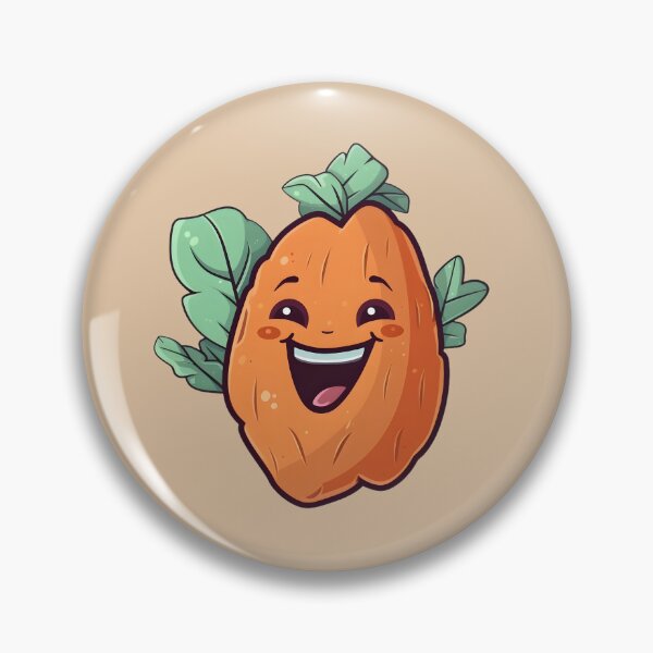 Item preview, Smiling Sweet Potato designed and sold by BadOmenStickers.