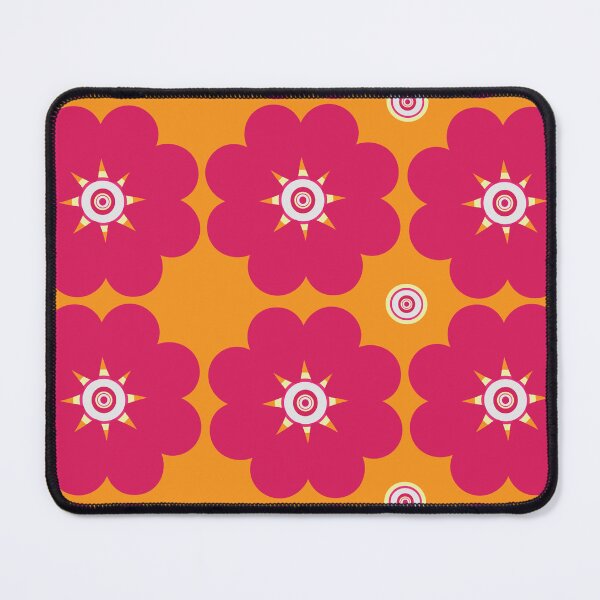 Item preview, Retro Geo Flowers designed and sold by ClubCreativeArt.