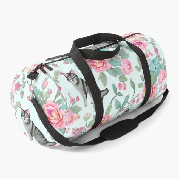 Item preview, Vintage Floral & Classic Cat Pattern designed and sold by Tamas Das.