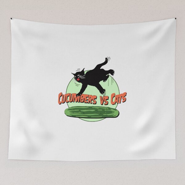 Item preview, cucumbers vs cats designed and sold by maitranshop.