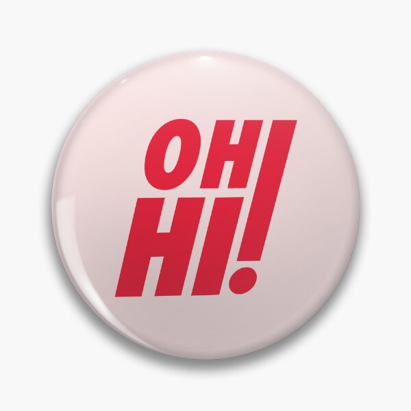 Item preview, Oh, Hi! on Blush designed and sold by artsylyons.