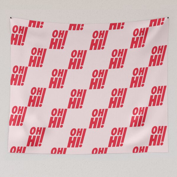 Item preview, Oh, Hi! on Blush designed and sold by artsylyons.