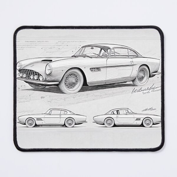 Item preview, Sketch Design Concept Ferrari 250 GT Fan Art designed and sold by NanarodsDesign.