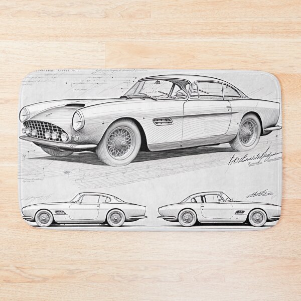 Item preview, Sketch Design Concept Ferrari 250 GT Fan Art designed and sold by NanarodsDesign.