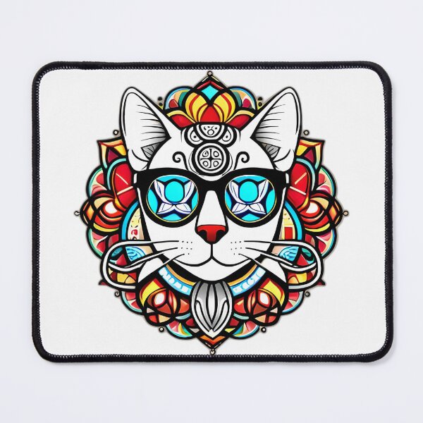 Item preview, cat meow colorful  designed and sold by CrazyThings529.