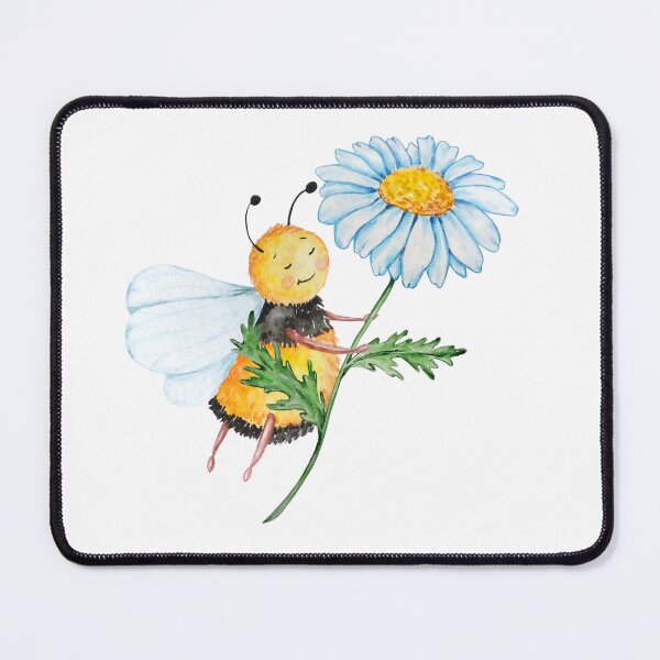 Item preview, Honey Bee and flower chamomile designed and sold by SvetlanaArt.