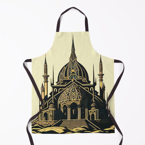 Item preview, Fantasy Medieval Turkish Domed Golden Temple designed and sold by entwithanaxe.