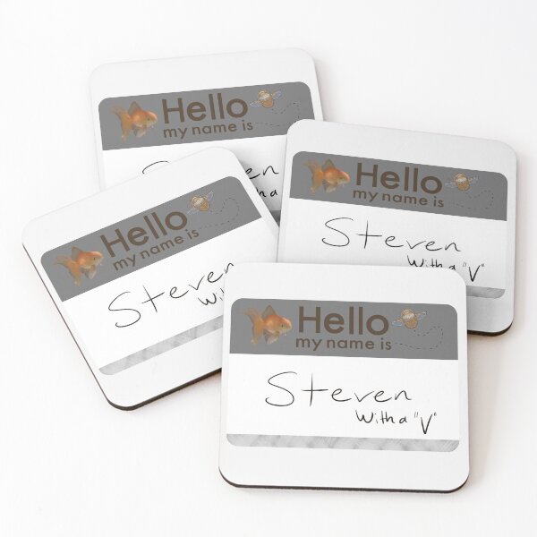 Item preview, Steven’s name tag designed and sold by Doortodreamland.