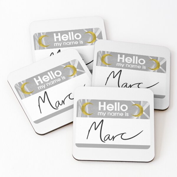 Item preview, Marc moon name tag designed and sold by Doortodreamland.