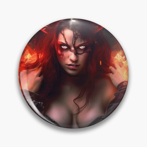 Item preview, Demon Girl with Fire designed and sold by Poisoner Art.