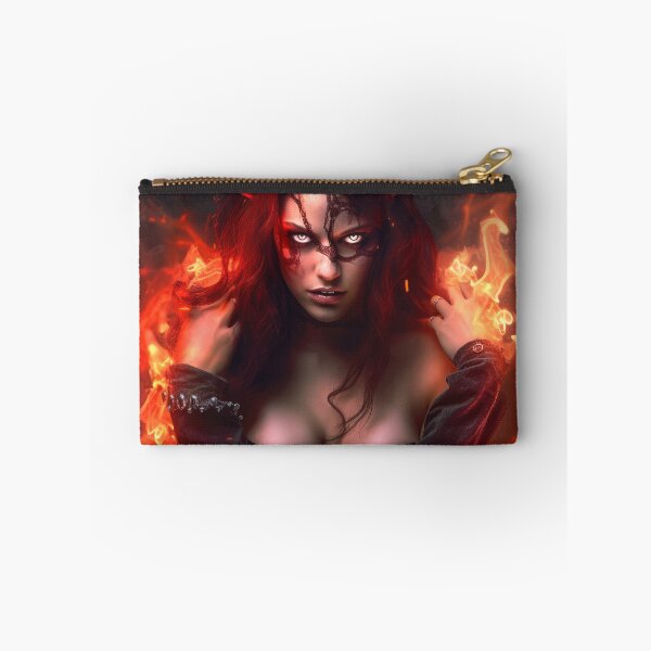 Item preview, Demon Girl with Fire designed and sold by Poisoner Art.