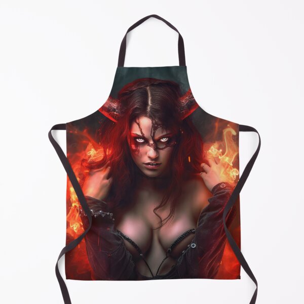 Item preview, Demon Girl with Fire designed and sold by Poisoner Art.
